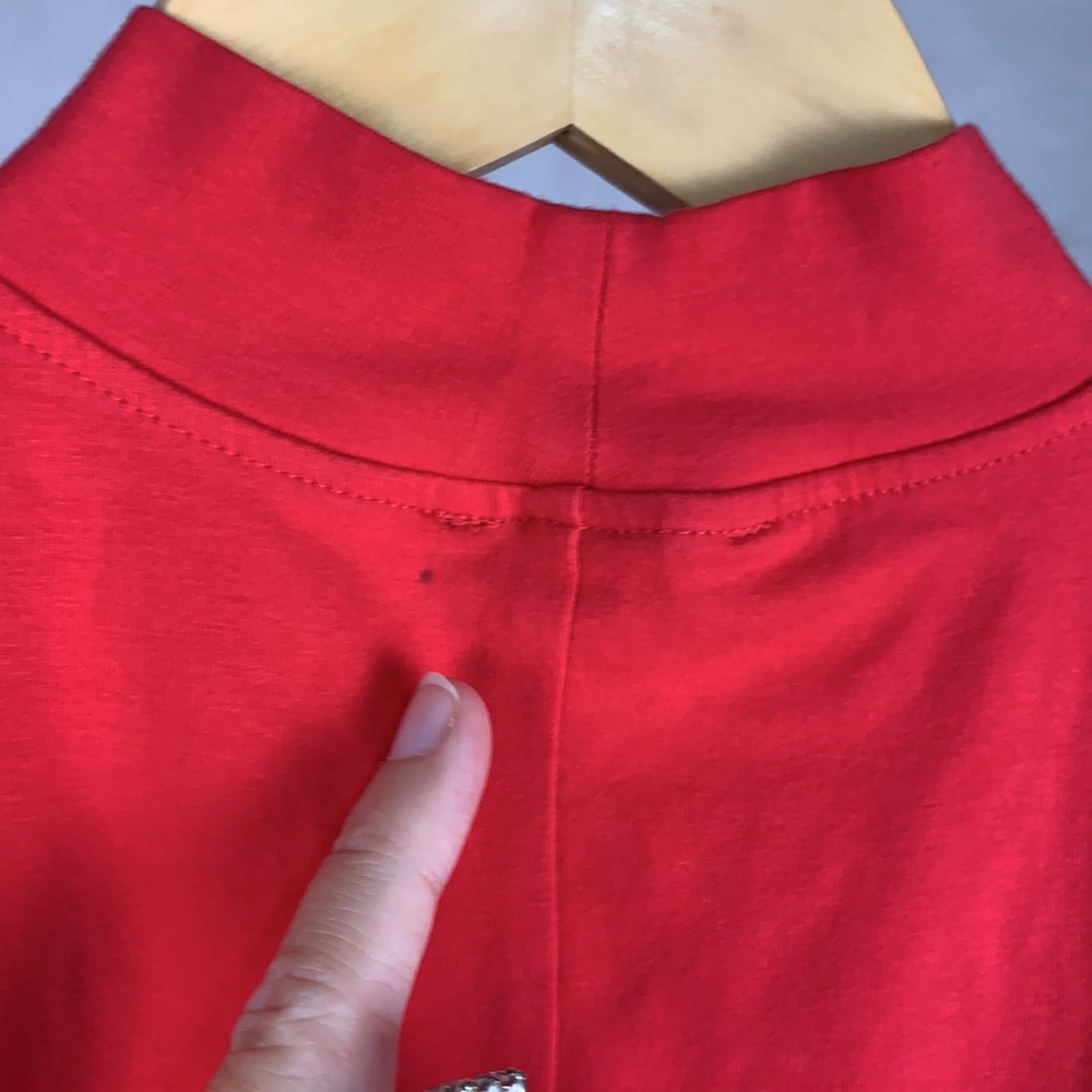 Express Red Body Con Cut out Dress - 298 - Picture 9 of 9
